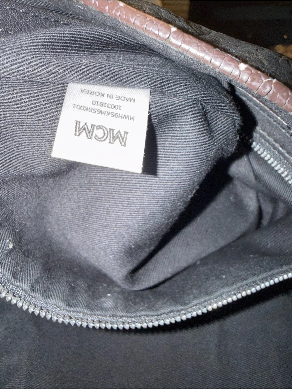 MCM Visetos Klara Hobo Bag – Black Leather Shoulder Bag